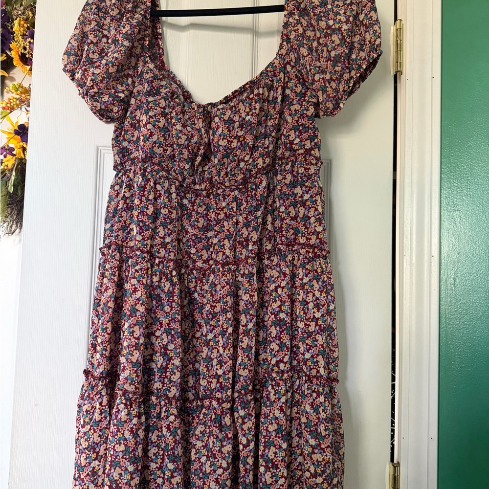 Trixxi Multicolor Smocked Dress